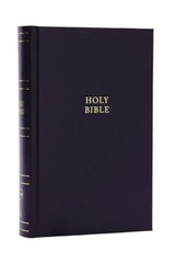 NKJV Personal Size Large Print Bible with 43,000 Cross References, Black Hardcov