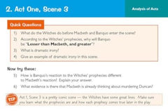 GCSE English Shakespeare - Macbeth Revision Question Cards: for the 2025 & 2026
