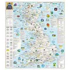Great British Bucket List Map | Culture & Heritage | Marvellous Maps | Adventure