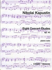 8 Concert Etudes Op.40 . For Piano