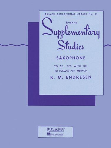 Supplementary Studies: Saxophone Endresen, R M by R M Endresen - used book at Perkology Books
