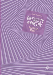 Difficulty in Poetry: A Stylistic Model [Paperback] Castiglione, Davide by Davide Castiglione - used book at Perkology Books