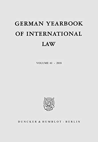 German Yearbook of International Law / Jahrbuch Fur Internationales Recht by Andreas Von Arnauld - used book at Perkology Books