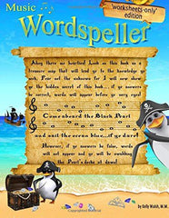 Wordspeller. Worksheets-only edition: A whimsical note speller. This edition doe by Kelly Walsh - used book at Perkology Books