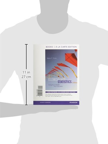 Elementary Statistics: Using the TI-83/84 Plus Calculator by Mario F. Triola - used book at Perkology Books