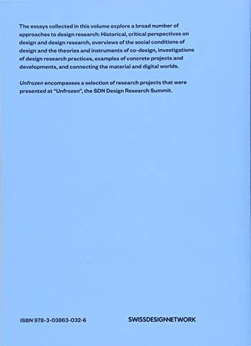 Unfrozen - A Design Research Reader By The Swiss Design Network by Triest Verlag - used book at Perkology Books