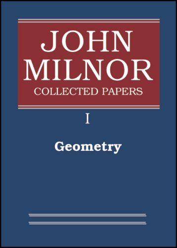 John Milnor Collected Papers: Geometry v. 1 (amsns AMS non-series title) [Hardco - used book at Perkology Books