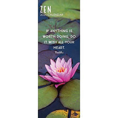 2021 Slim Calendar: Zen by Various - used book at Perkology Books