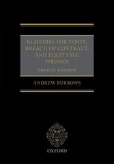 Remedies for Torts, Breach of Contract, and Equitable Wrongs [Hardcover] Burrows - used book at Perkology Books
