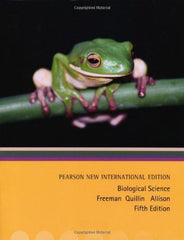 Biological Science: Pearson New International Edition Freeman, Scott; Quillin, K by Scott Freeman - used book at Perkology Books