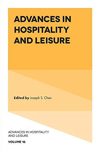 Advances in Hospitality and Leisure: 16 [Hardcover] Chen, Joseph S. by Joseph S. Chen - used book at Perkology Books