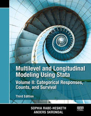 Multilevel and Longitudinal Modeling Using Stata, Volume II: Categorical Respons by Sophia Rabe-Hesketh - used book at Perkology Books