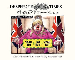 Desperate Times [Hardcover] Peter Brookes by Peter Brookes - used book at Perkology Books