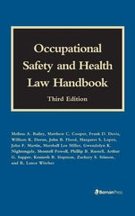 Occupational Safety and Health Law Handbook [Hardcover] Bailey, Melissa A.; Coop by Frank D. Davis - used book at Perkology Books