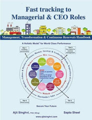 Fast-tracking to Managerial and CEO Roles: Management & Transformation Handbook  by ajeet singhvi - used book at Perkology Books