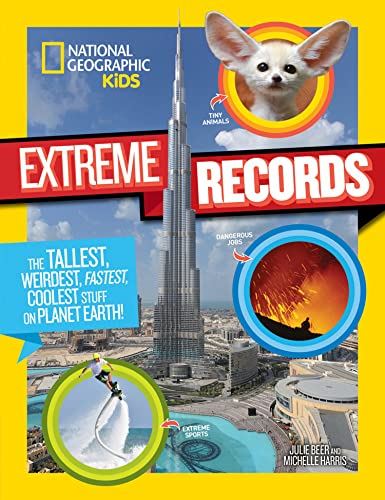 National Geographic Kids Kids Extreme Records: The Tallest, Weirdest, Fastest, C by National Geographic Kids - used book at Perkology Books
