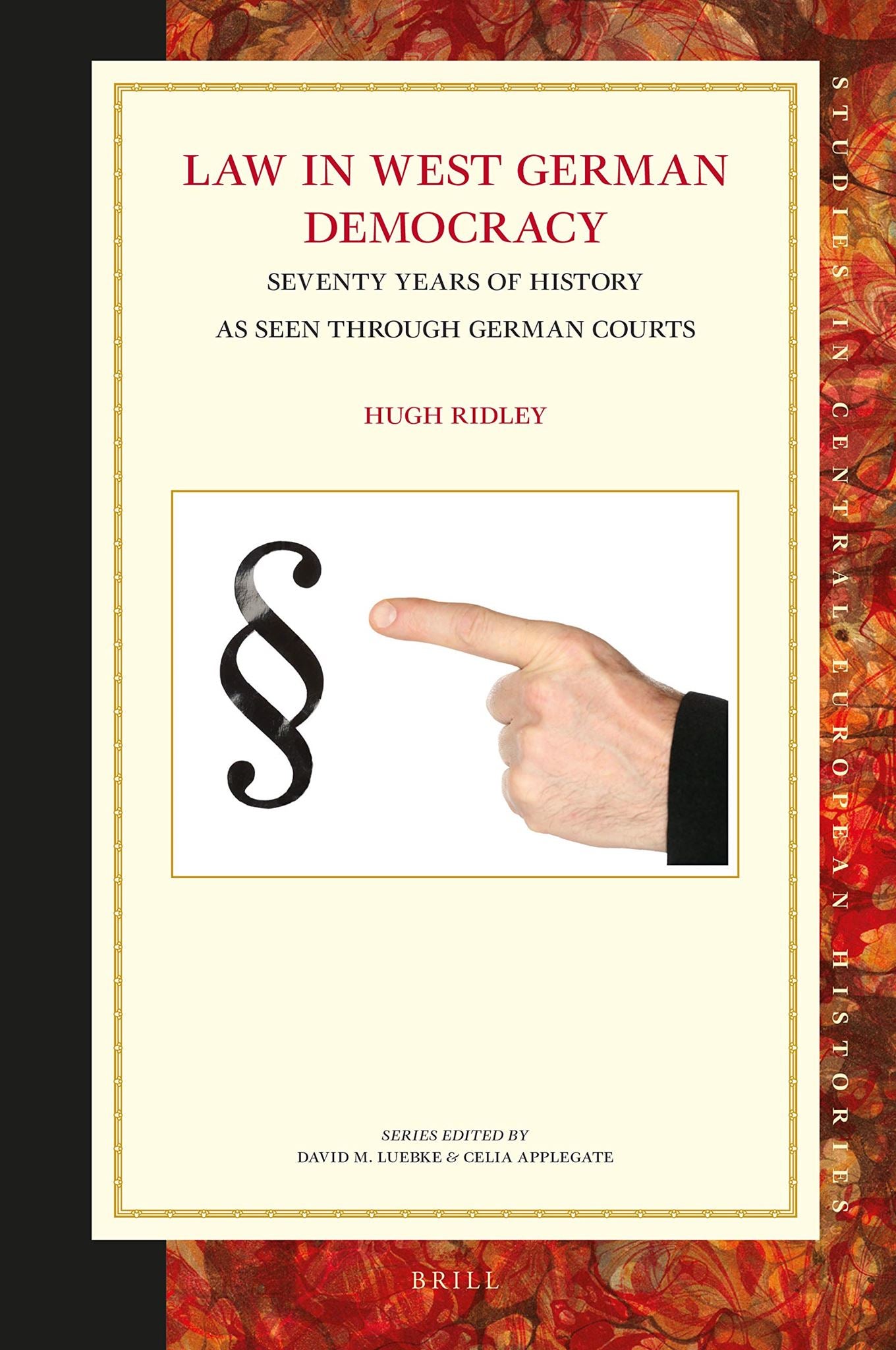Law in West German Democracy by Hugh Ridley | Perkology Books