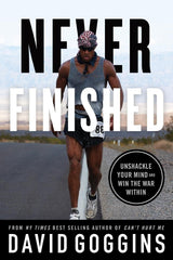 Never Finished: Unshackle Your Mind and Win the War Within by David Goggins
