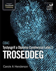 CBAC Tystysgrif a Diploma Cymhwysol Lefel 3 Troseddeg by Carole A Henderson - used book at Perkology Books