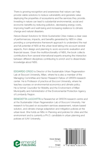 Nature-Based Solutions for More Sustainable Cities: A Framework Approach for Pla by Edoardo Croci - used book at Perkology Books
