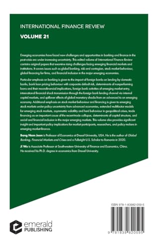 Emerging Market Finance: New Challenges and Opportunities: 21 (International Fin by Bang Nam Jeon - used book at Perkology Books