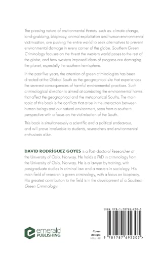Southern Green Criminology: A Science to End Ecological Discrimination (Perspect by David Rodríguez Goyes - used book at Perkology Books