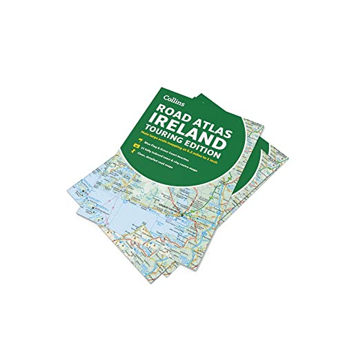 Road Atlas Ireland: Touring edition A4 Paperback (Collins Road Atlas) by Collins Maps - used book at Perkology Books