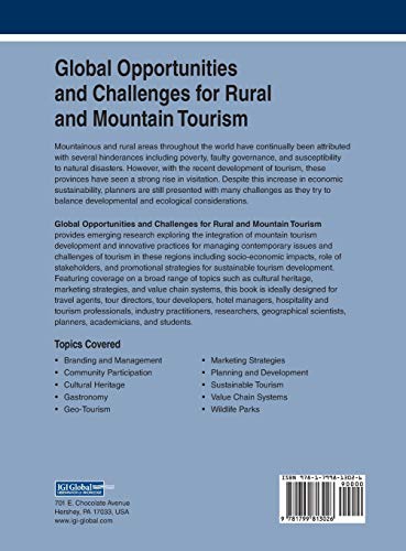 Global Opportunities and Challenges for Rural and Mountain Tourism (Advances in  by Devkant Kala - used book at Perkology Books