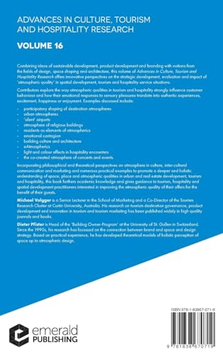 Atmospheric Turn in Culture and Tourism: Place, Design and Process Impacts on Cu by Michael Volgger - used book at Perkology Books