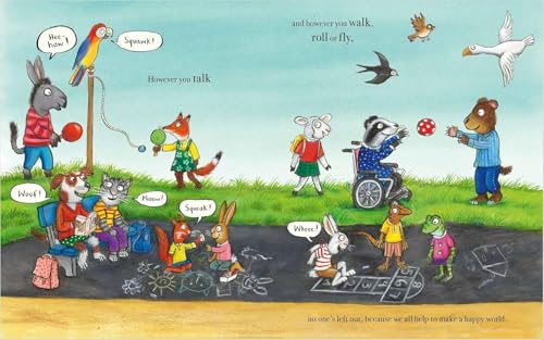 Welcome: A beautiful book about friendship, from the illustrator of The Gruffalo by Alison Green - used book at Perkology Books