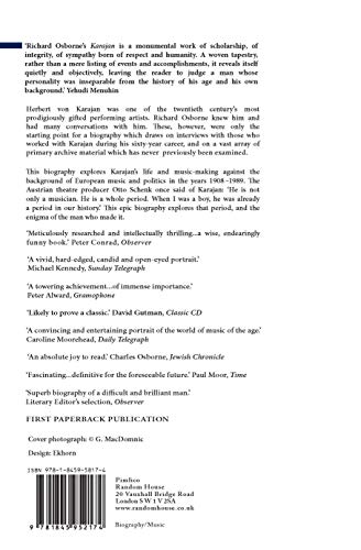 Herbert Von Karajan: A Life in Music [Paperback] Osborne, Richard by Richard Osborne - used book at Perkology Books