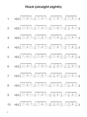 1001 Drum Grooves – The Complete Resource for Every Drummer | Rock, Jazz, Funk by Steve Mansfield - used book at Perkology Books