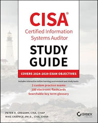 CISA Certified Information Systems Auditor Study Guide: Covers 2024 - 2029 Exam Objectives (Sybex Study Guide)