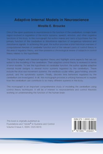 Adaptive Internal Models in Neuroscience by Mireille E. Broucke (author) - used book at Perkology Books