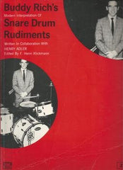 Buddy Rich's Modern Interpretation of Snare Drum Rudiments by Buddy Rich - used book at Perkology Books