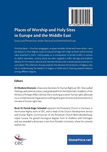 Places of Worship and Holy Sites in Europe and the Middle East: Status and Prote by Elizabeta Kitanović - used book at Perkology Books