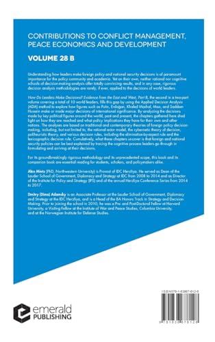 How Do Leaders Make Decisions?: Evidence from the East and West, Part B: 28, Par by Alex Mintz - used book at Perkology Books