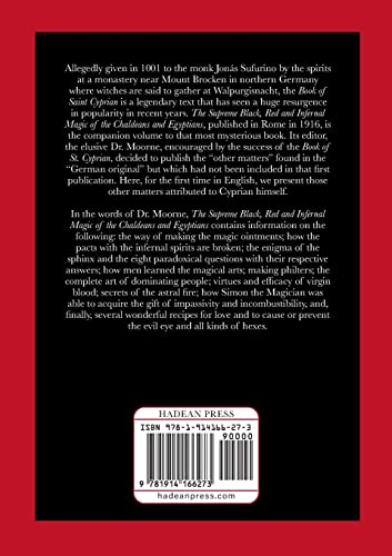 The Supreme Black, Red and Infernal Magic of the Chaldeans by Jonás Sufurino - used book at Perkology Books