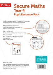 Secure Year 4 Maths Pupil Resource Pack: A Primary Maths intervention by Paul Hodge - used book at Perkology Books