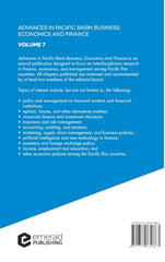 Advances in Pacific Basin Business, Economics and Finance: 7 [Hardcover] Lee, Dr by Dr. Cheng-Few Lee - used book at Perkology Books