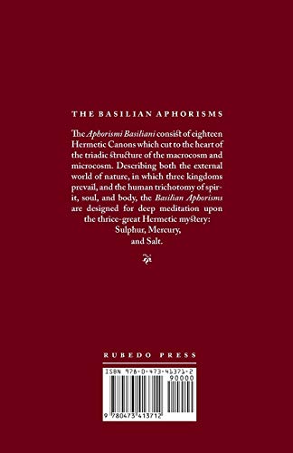 The Basilian Aphorisms: Or the Hermetic Canons of the Spirit, Soul, and Body by Mirco A Mannucci - used book at Perkology Books