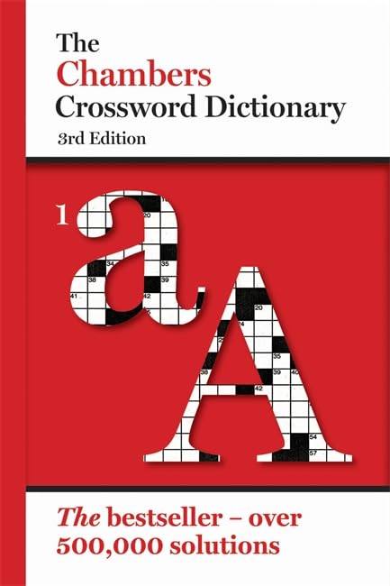 The Chambers Crossword Dictionary 3rd edition (Hardback) Chambers by Chambers - used book at Perkology Books