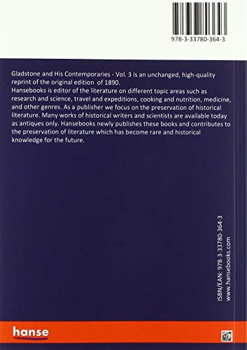 Gladstone and His Contemporaries: Vol. 3 Archer, Thomas by Thomas Archer - used book at Perkology Books