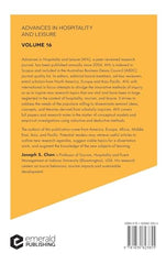 Advances in Hospitality and Leisure: 16 [Hardcover] Chen, Joseph S. by Joseph S. Chen - used book at Perkology Books