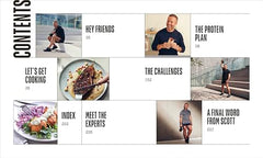 High-Protein Meals in Minutes: From Sunday Times Bestselling author by Scott Harrison - used book at Perkology Books