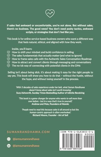 More Heart, Less Hustle: Generate Consistent, Ethical Sales by Suman Randhawa - used book at Perkology Books