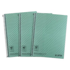 SUMMIT A5 Metallic Wirebound Notebook, 3 Pack, Ruled Pages for School, Work & Journaling, Lay-Flat Durable Binding