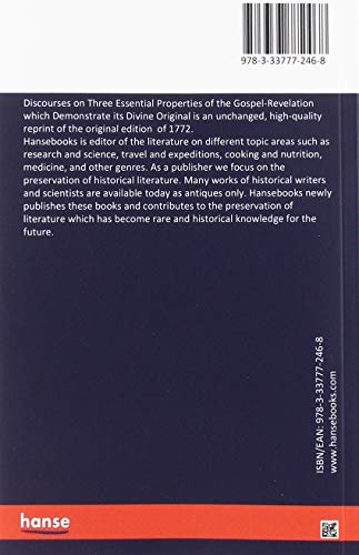 Discourses on Three Essential Properties of the Gospel-Revelation which Demonstr by Caleb Fleming Fleming - used book at Perkology Books