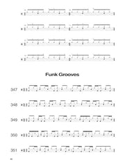 1001 Drum Grooves – The Complete Resource for Every Drummer | Rock, Jazz, Funk by Steve Mansfield - used book at Perkology Books