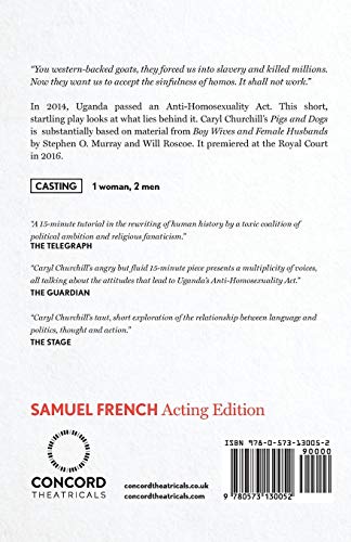 Pigs and Dogs [Paperback] Churchill, Caryl by Caryl Churchill - used book at Perkology Books